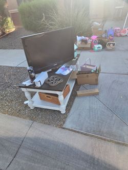 TV and coffee table