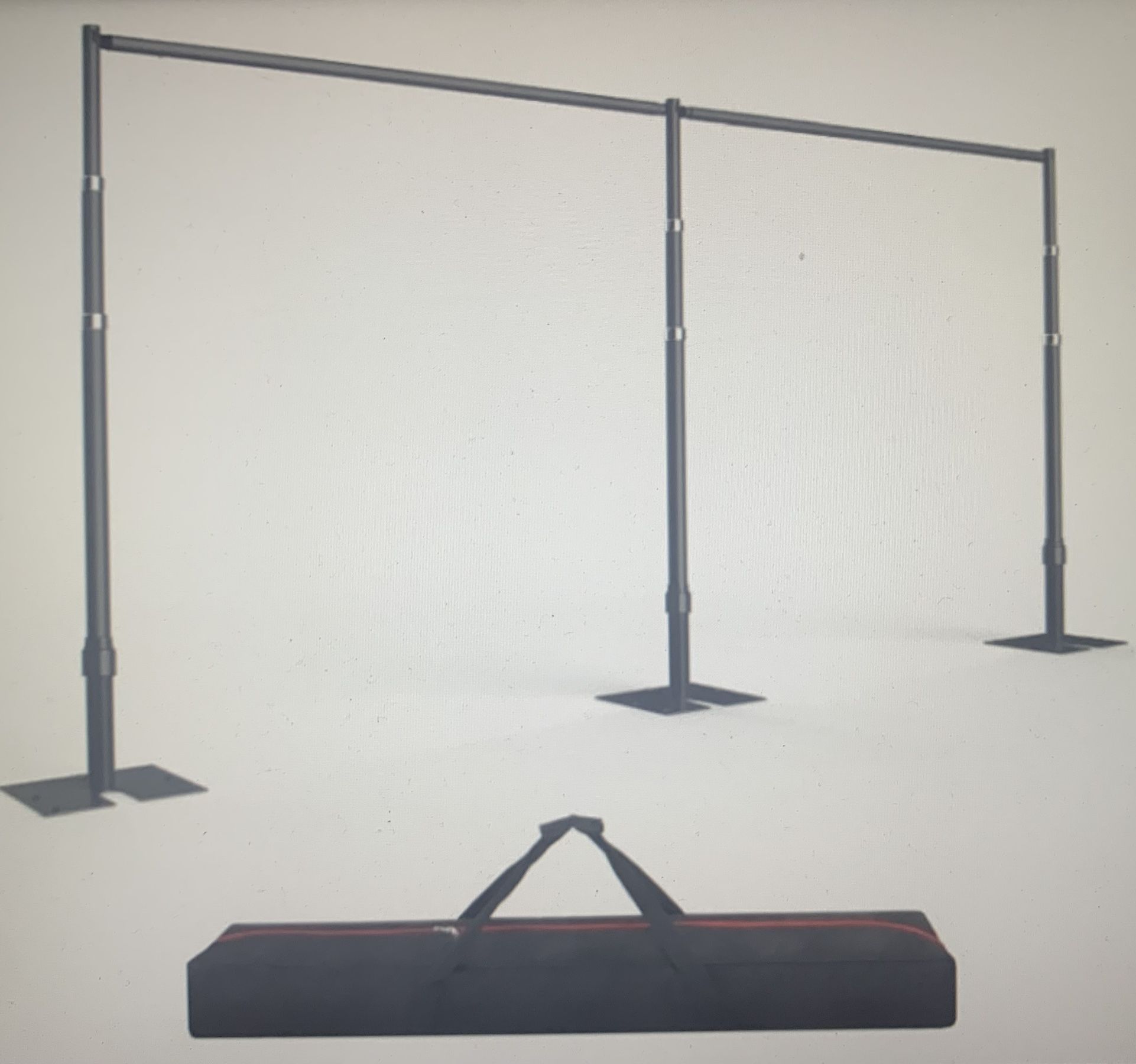 HEAVY DUTY Silver Tone Backdrop 10 Ft X 20 Ft