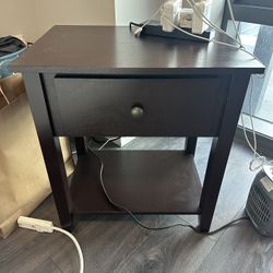 Wood desk With Drawer