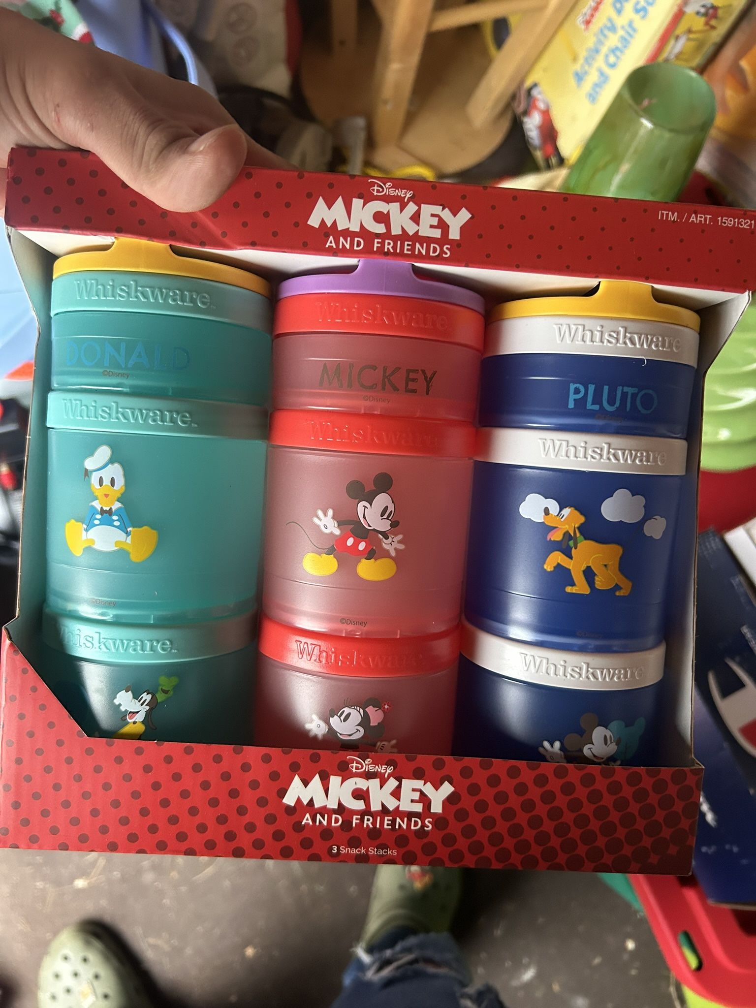 Micky Mouse Snack Containers