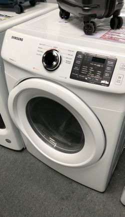Dryer gas Front load Samsung original price $899 our price $599 washer available too