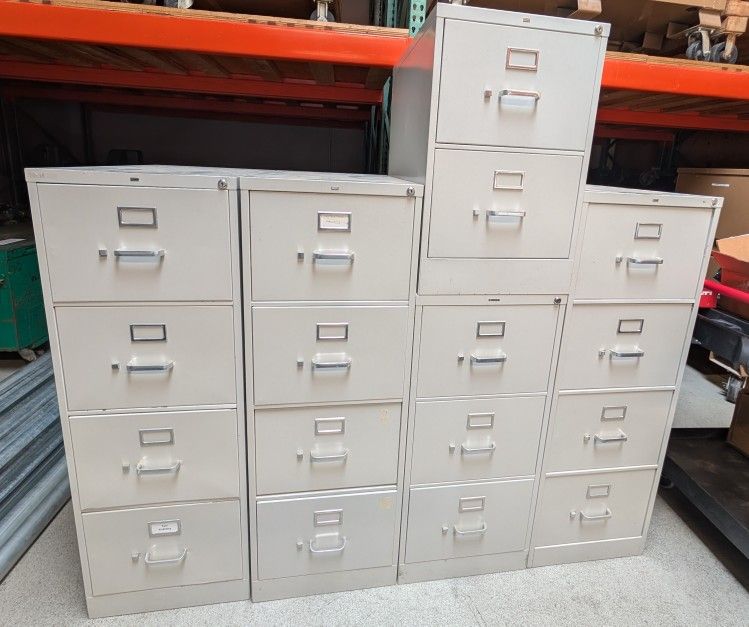 HON File Cabinets  No Keys $10
