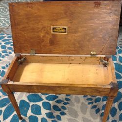 Vintage Wooden Piano Bench For Sale 🎹  
