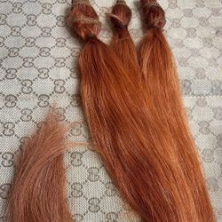 100% Human Hair Extentions 🧡