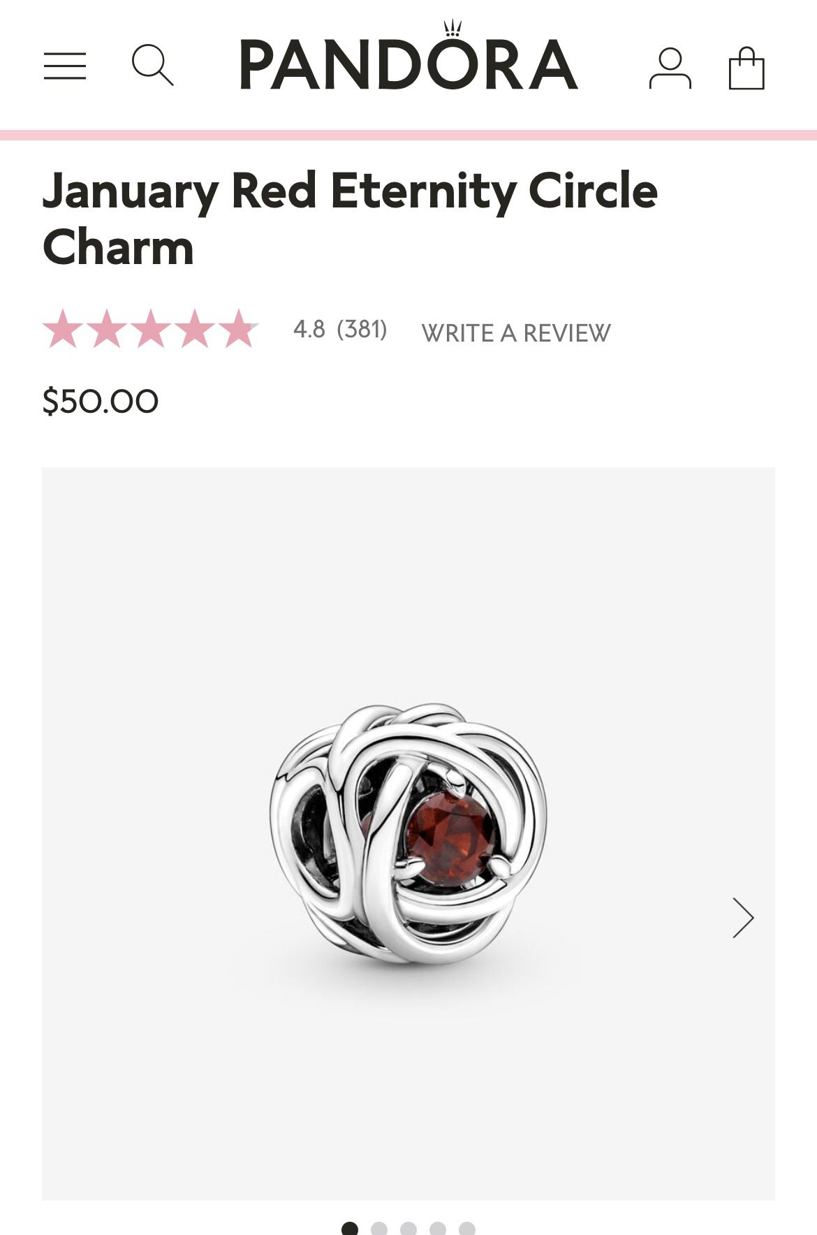 Pandora Charms New In Box