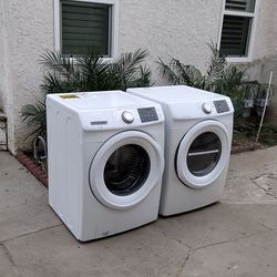 Washer and gas dryer