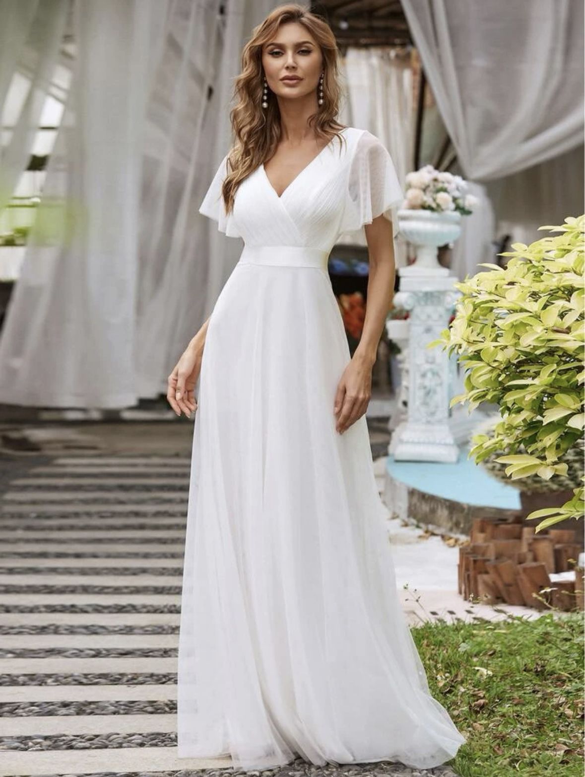 White dress (Wedding, Bridal , Formal) 