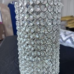 Crystal Candle Holder Vases 