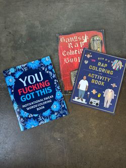 Adult coloring books- individual or together-PICK UP TODAY DTLA/NEAR USC -OBO