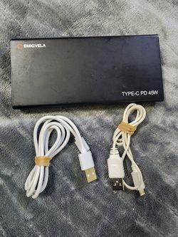 Emigvela 20000mAh Type-C PD 45W Power Bank Fast Charger for Nintendo Switch, Cellphones, Tablets, and Laptops