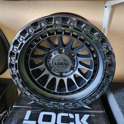 17" LOCK OFF-ROAD WHEELS SILVERADO SUBURBAN AVALANCHE TAHOE SIERRA DENALI YUKON TITAN 
