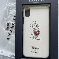 Coach Disney X Phone Case With Posing Mickey Mouse For X/XS