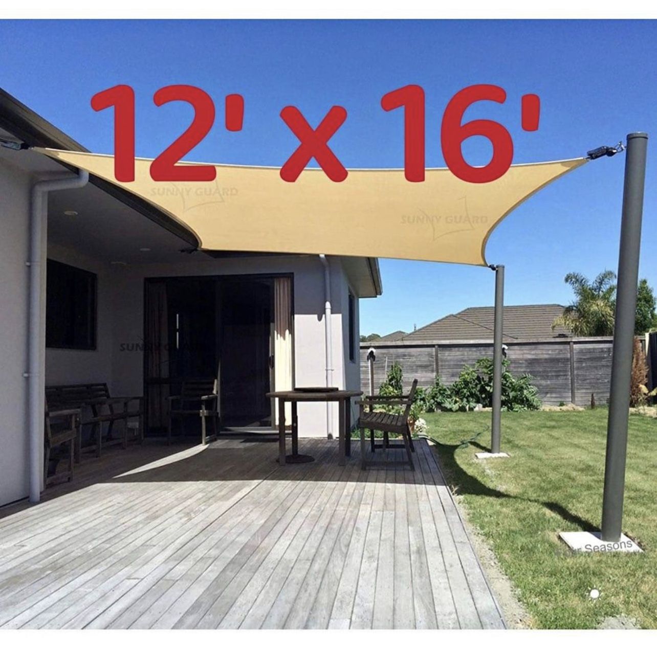 Sun Shade Sail Tarp for Sale in Fontana, CA OfferUp