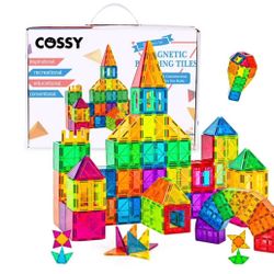 Cossy 72Pcs Magnet Tiles Magnetic 3D Building Blocks