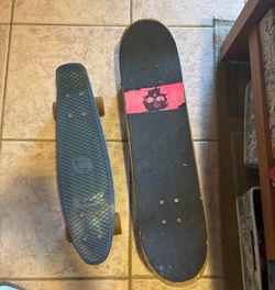 Skateboard And Free Pennyboard