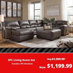 Sectional Available For Immediate Delivery 