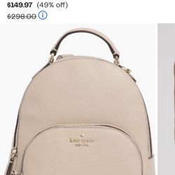 Kate Spade ♠️ New York Leather Backpack 🎒 