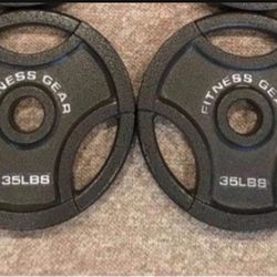 Brand New! Olympic Weight Plates (pair of 35s)