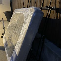 Queen Bed Frame , Headboard And Matress