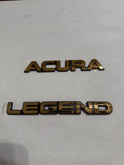 Acura Legend Gold Emblem (New)