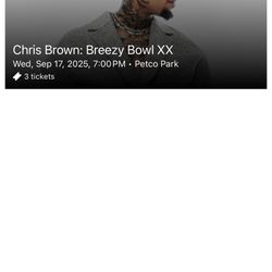 Chris Brown Tickets San Diego September 17