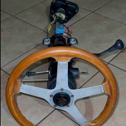 Description 1980 chevrolet k10 suburban tilt steering column with grant wooden steering $350 obo