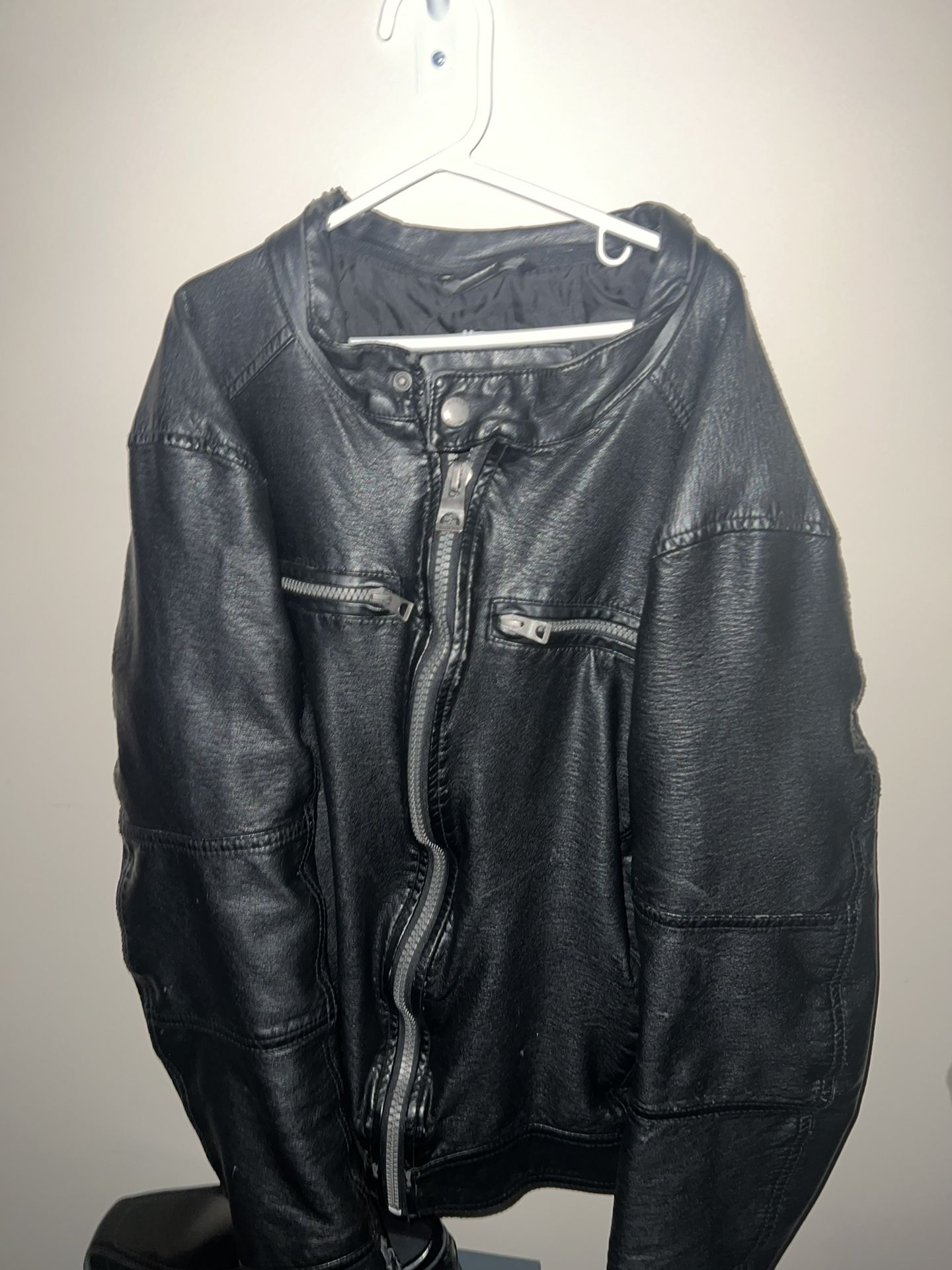 Guess Leather Jacket (Large)