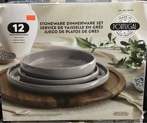 Stoneware Dinnerware 12pc Set