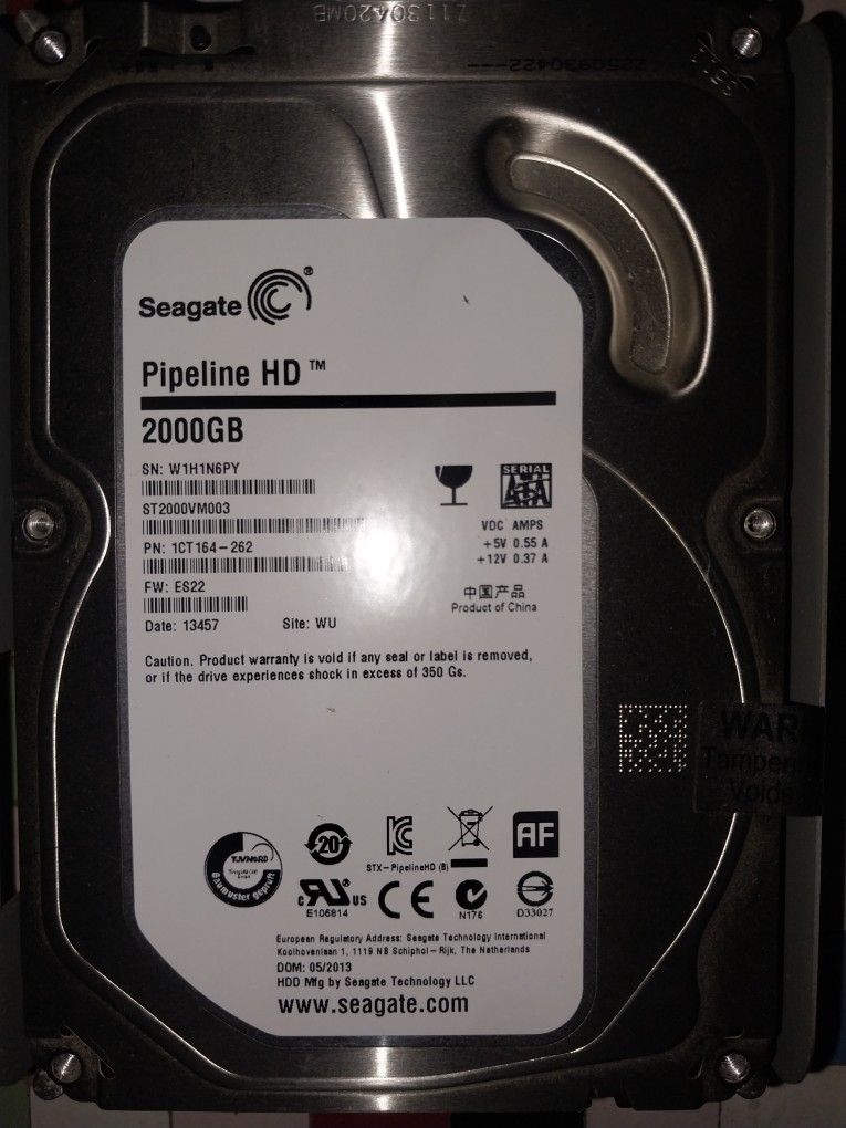 2TB STAT Hard Drive