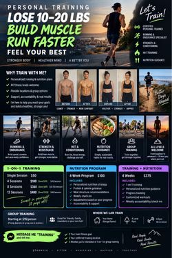 PERSONAL TRAINING | Lose Weight • Build Muscle • Run Faster