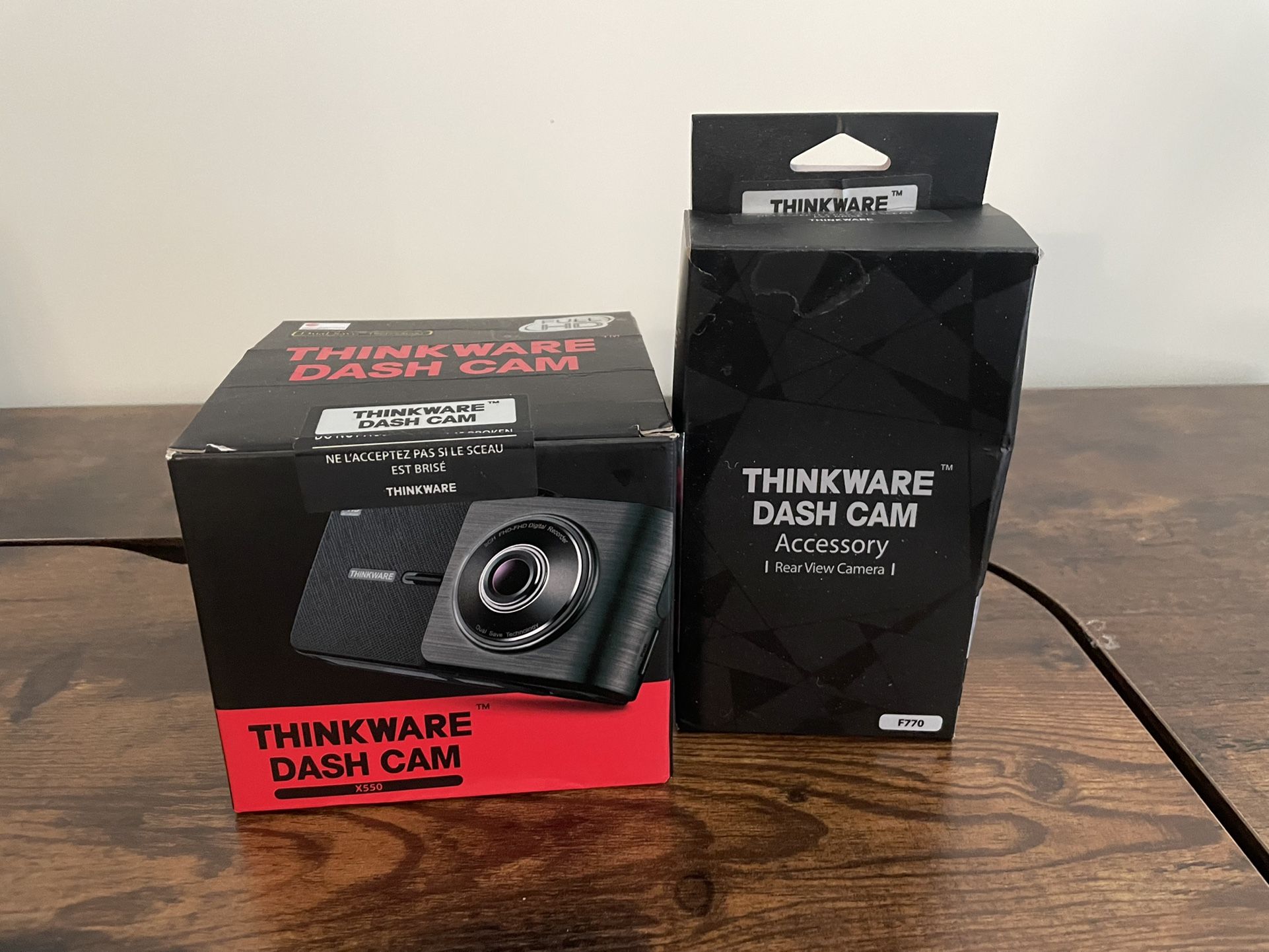 Thinkware Dash Cam X550 And Thinkware F770