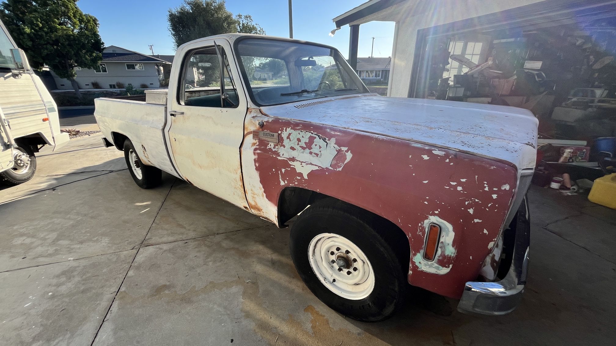1973 Chevy C20 / c20 (Chevrolet GMC 2500) SMOG EXEMPT / Non Op Clean CA Title