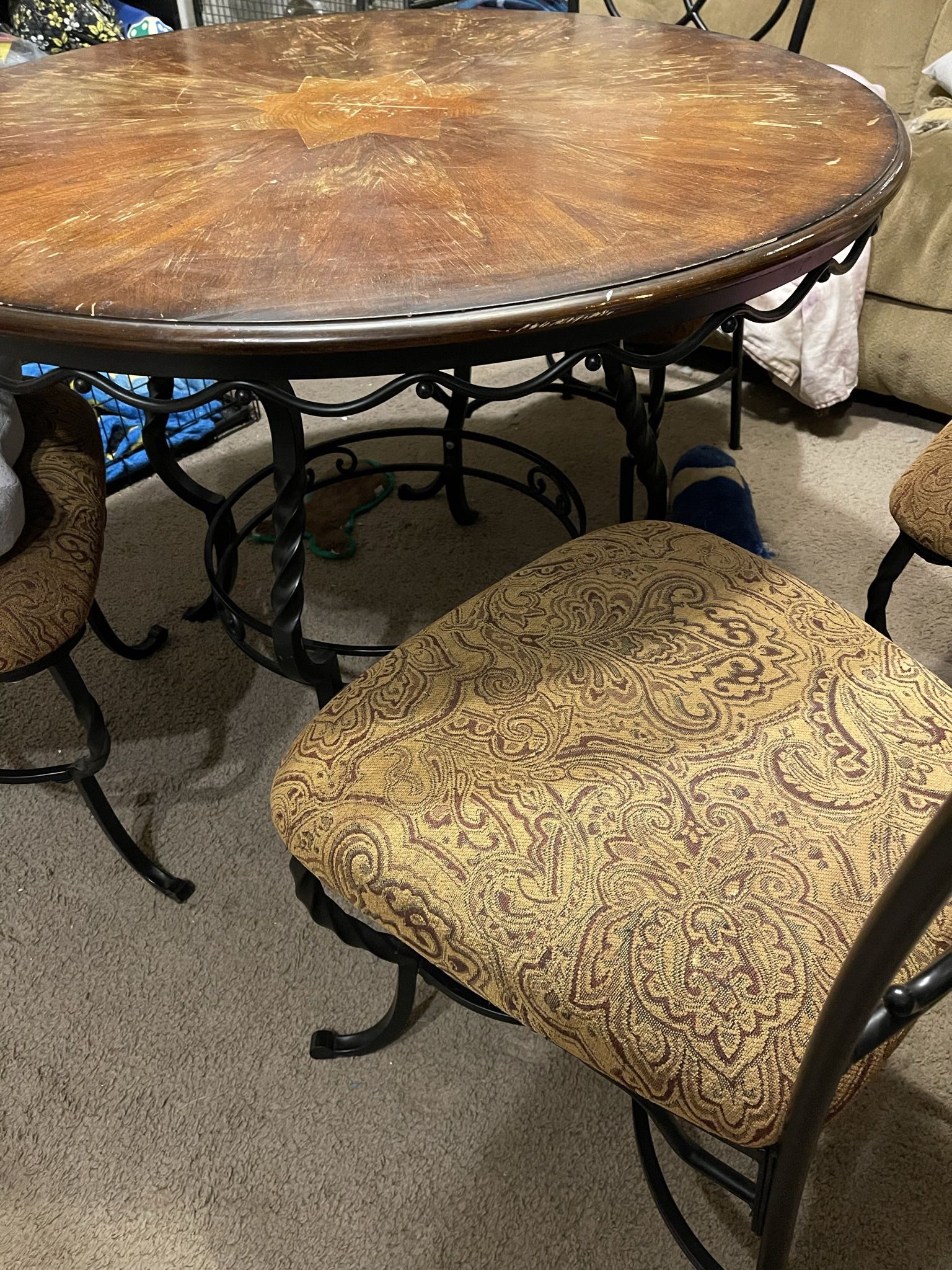 Dining Table With Four Chairs