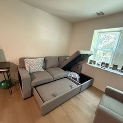 Sectional And Chair Living Room Set 