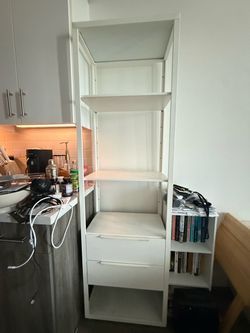 Shelf with drawers