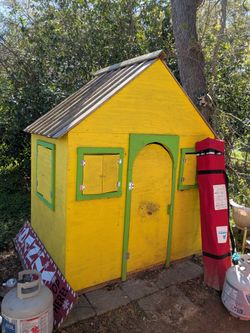Kids Wooden Playhouse