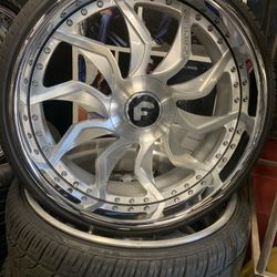 24 Forgiato Wheels Rims Tires Charger Chrysler $4500