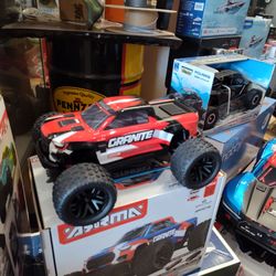 ARRMA granite Grom ready to run 1/18 scale RC monster truck including LiPo battery and a charger