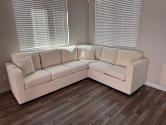 Brand new Cream Sectionals