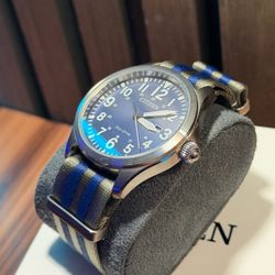 Citizen Eco Drive Garrison 42MM Men’s Field Watch TRADES