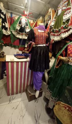 Afghan Mother And Daughter Matching Outfit