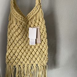 Crochet Fringe Shoulder Bag