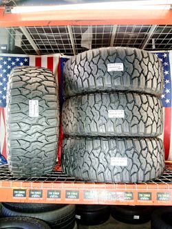 4 Used Tires LT35X12.50R20 ARROYO TAMAROCK PRO CLIMBER RENEGADE ALL TERRAIN 35 12.5 20