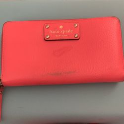 Kate Spade Large Zippered Continental Wallet Pink