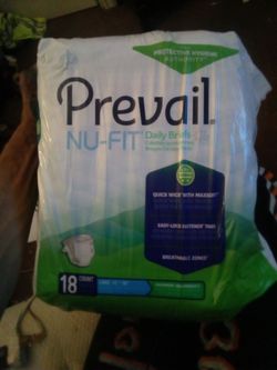 Prevail nu-fit daily briefs large 18 ct