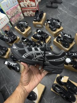 Asics Gel-1130 Black Pure Silver Mens Shoes