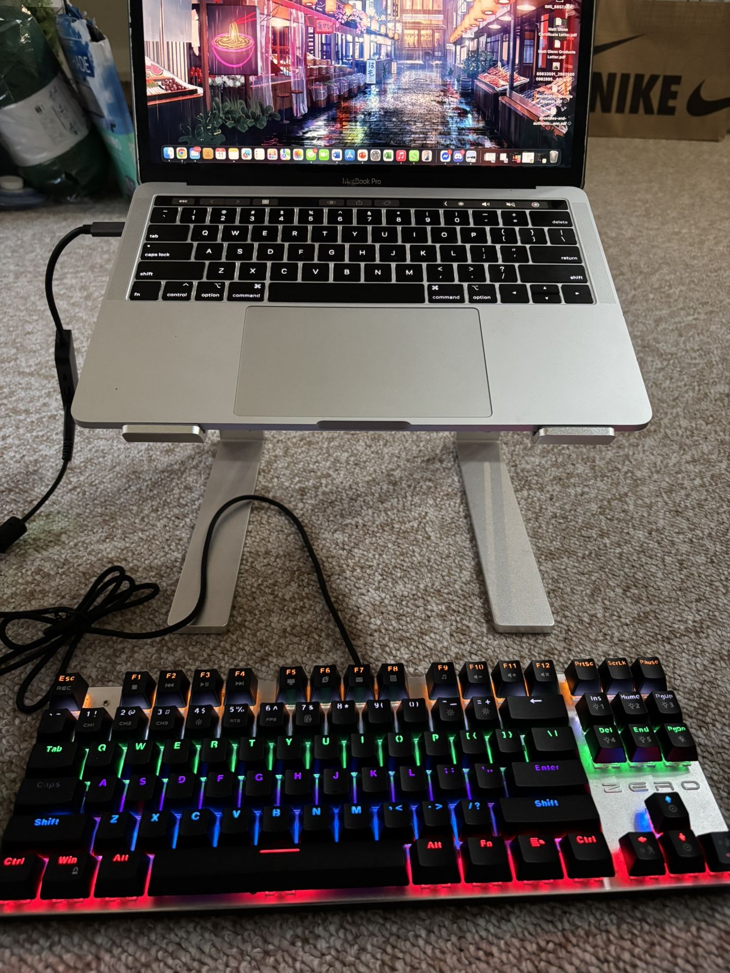 Color wired mechanical keyboard