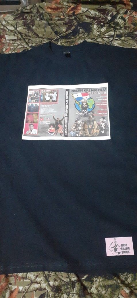 Making Of Megastar Documentary Tshirts -ft dmx, Kay Slay , Pinky , Buster Ryhmes, Hector Camacho Jr ,Athug Ect