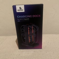 NexiGo Enhanced Controller Charger Compatible with Nintendo Switch 2, Joy-Pad Charging Dock with Sound Alerts and Charging Indicator, USB Type-C Charg