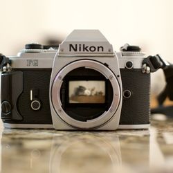 Nikon FG 35mm Film Camera – F Mount – Clean – Works 